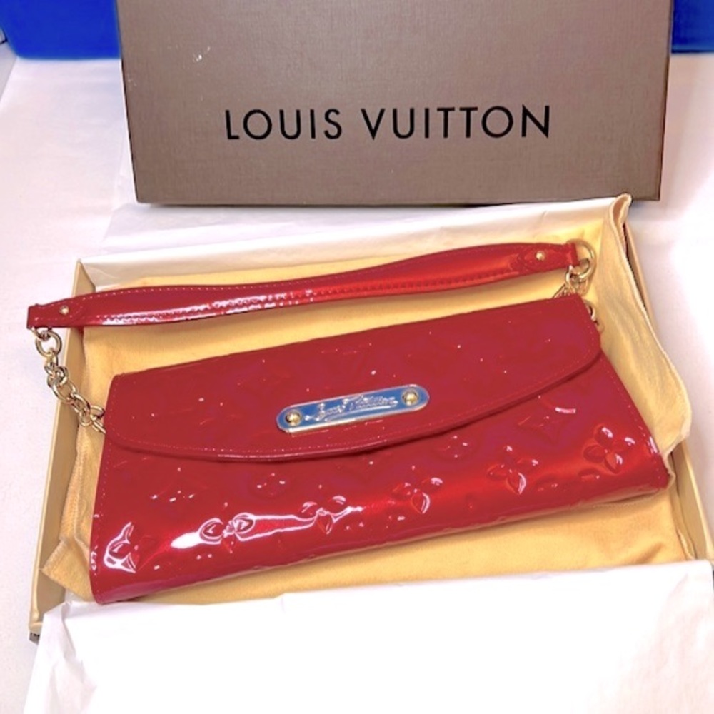 Louis Vuitton 12”x4” Red
